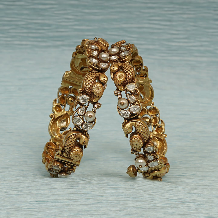 Temple Moissanite Bangles