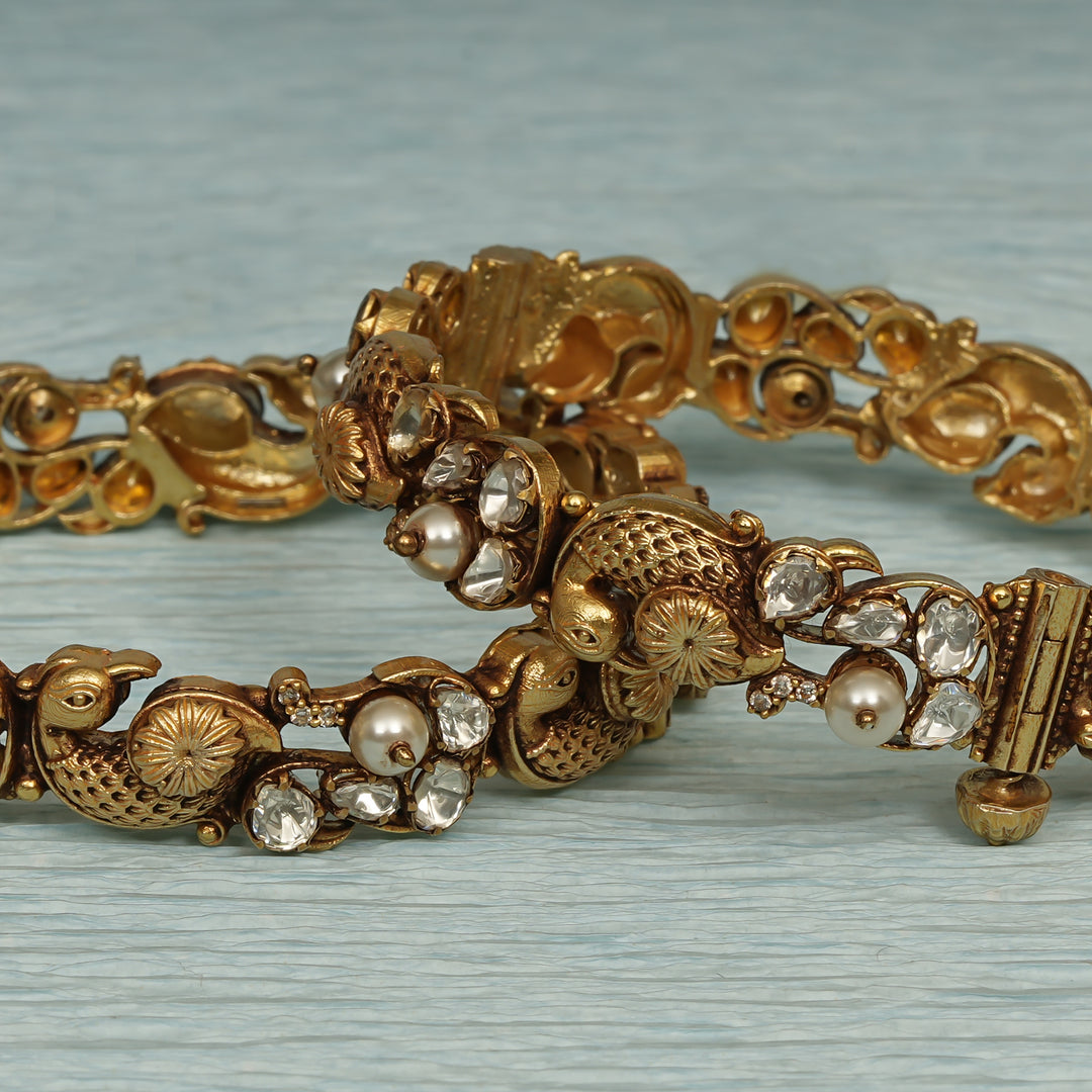 Temple Moissanite Bangles