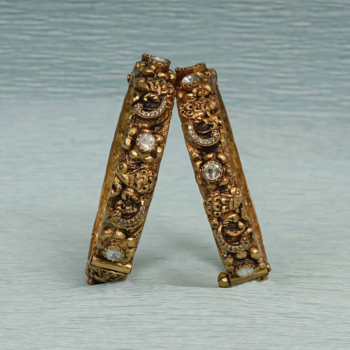 Temple Moissanite Bangles