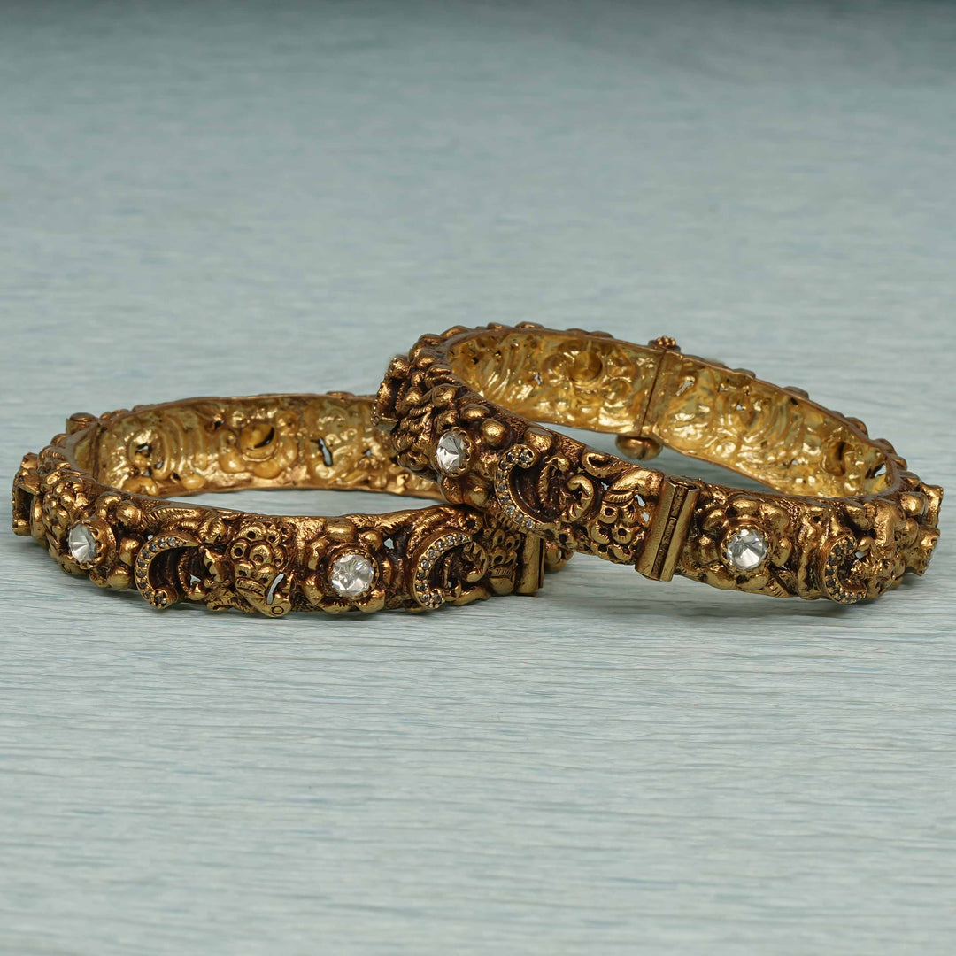 Temple Moissanite Bangles