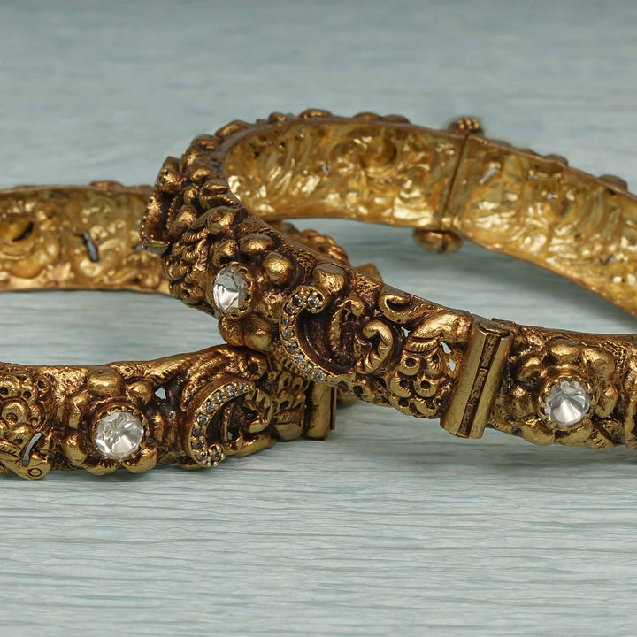 Temple Moissanite Bangles