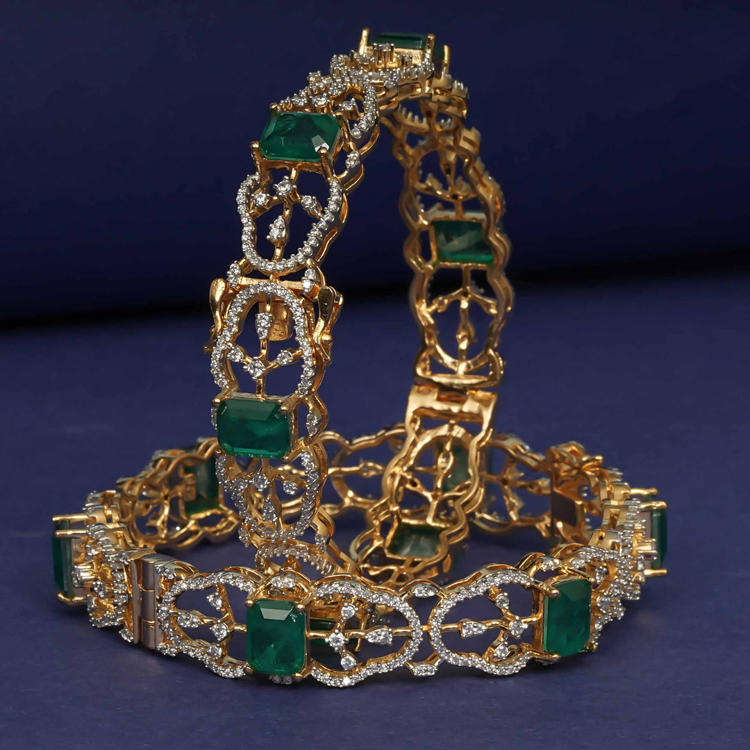 CZ Emerald Bangles