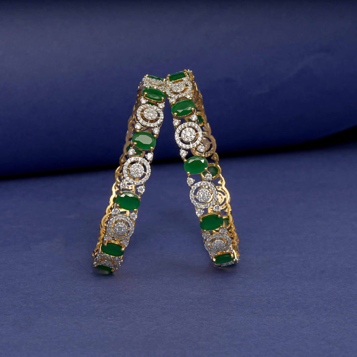 CZ Emerald Bangles