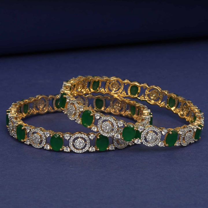 CZ Emerald Bangles