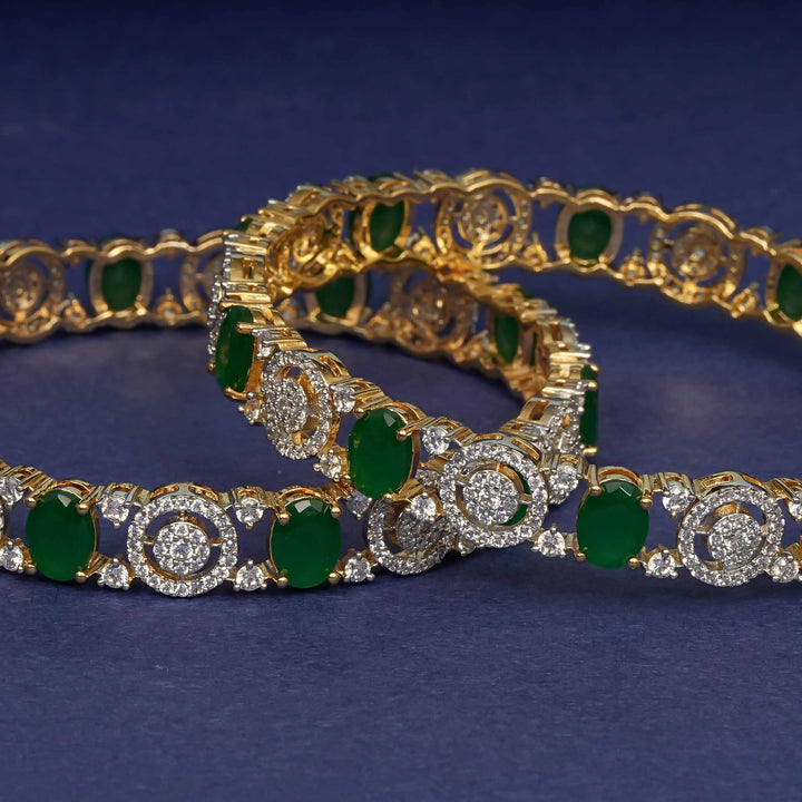 CZ Emerald Bangles