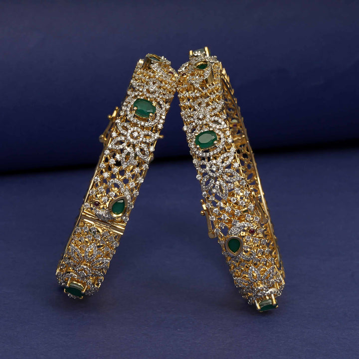 CZ Emerald Bangles
