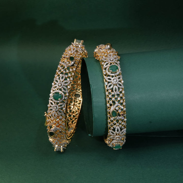 CZ Emerald Bangles