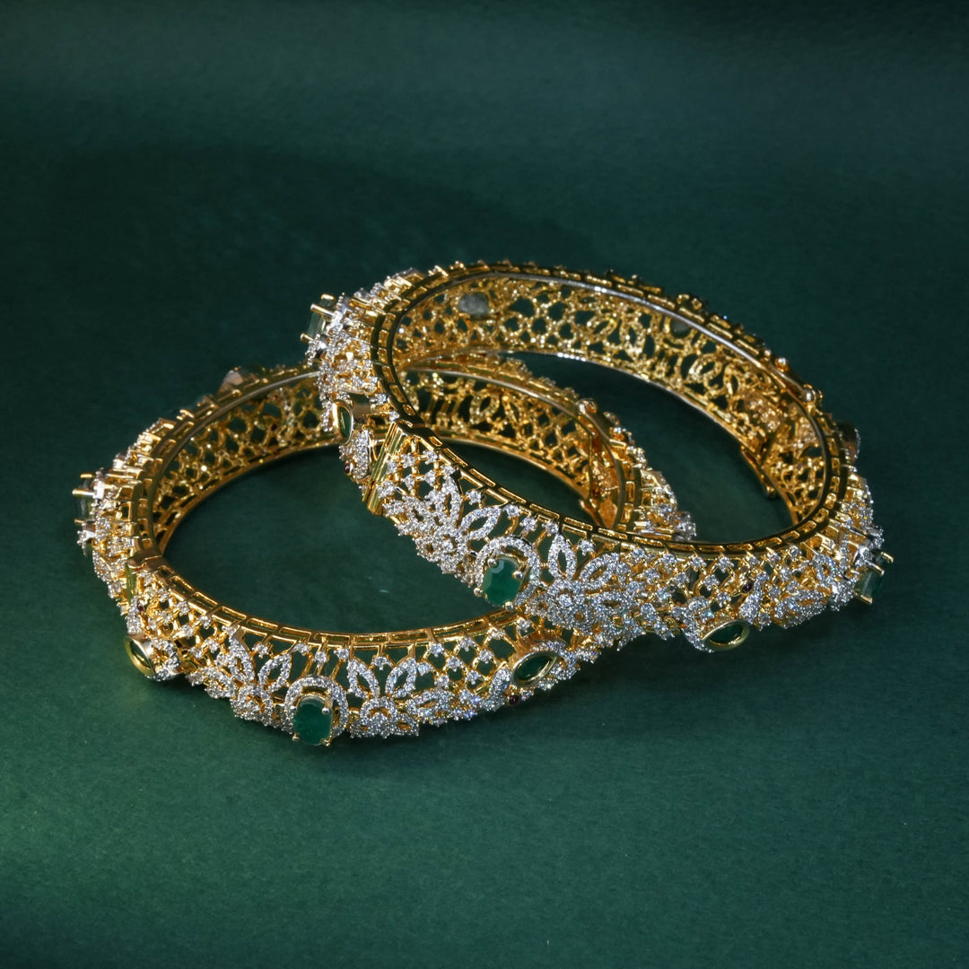 CZ Emerald Bangles