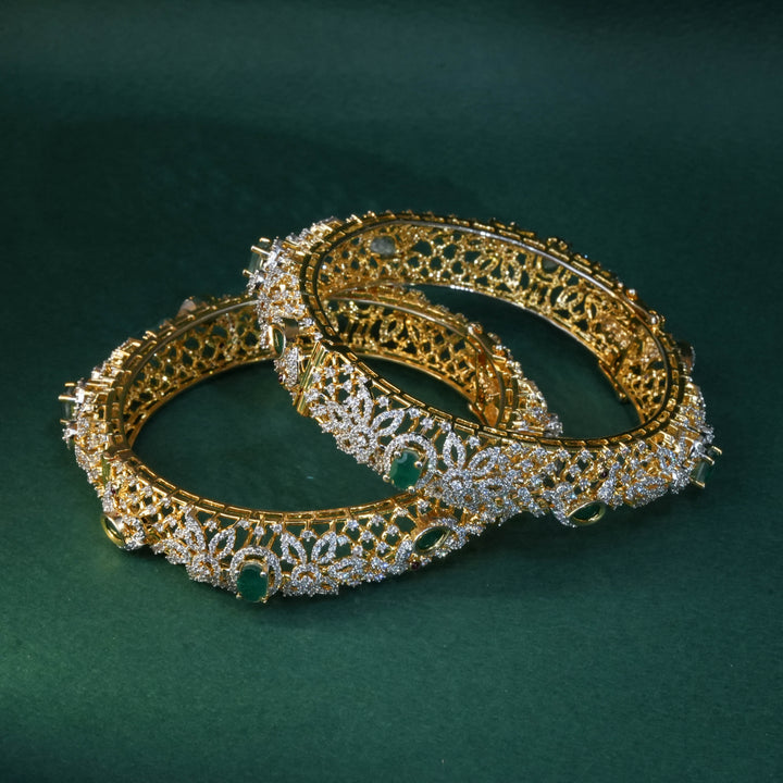 CZ Emerald Bangles