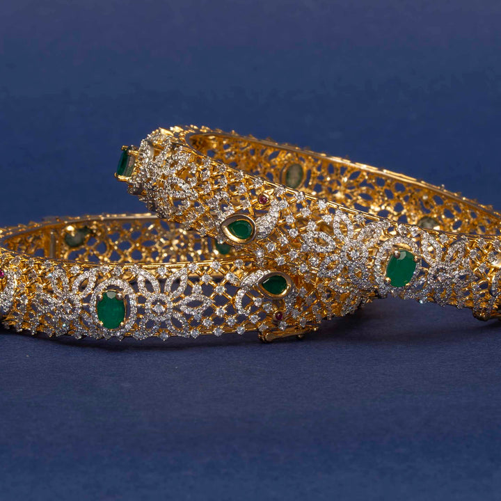 CZ Emerald Bangles