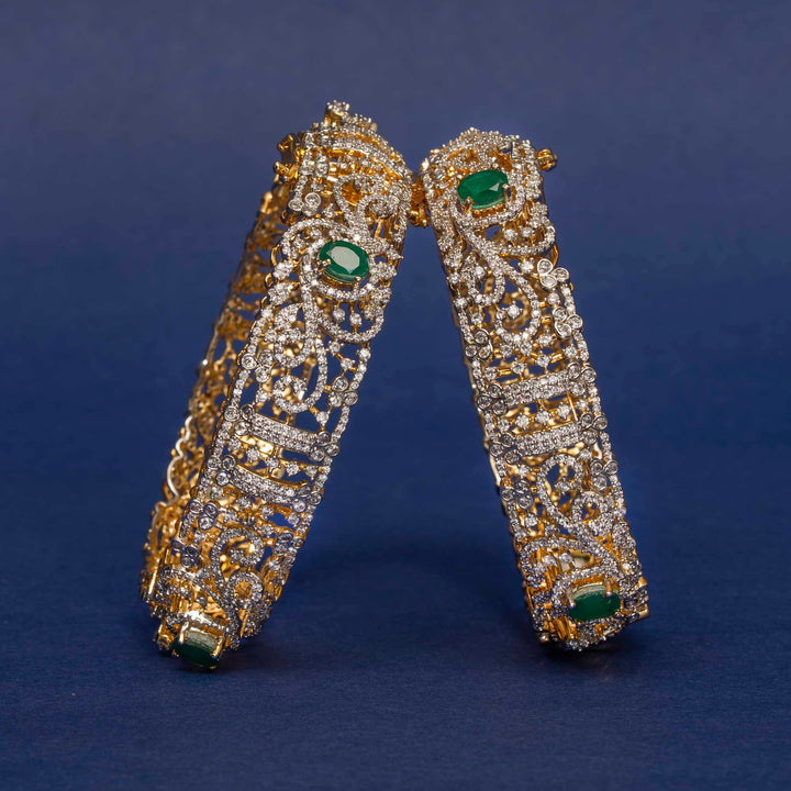 CZ Emerald Bangles
