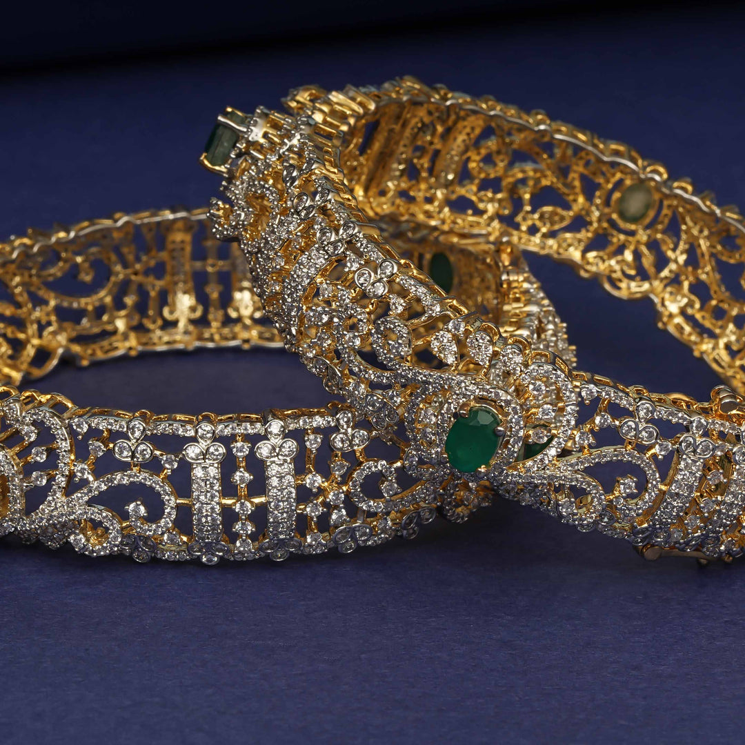 CZ Emerald Bangles