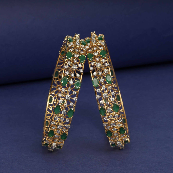 CZ Emerald Bangles