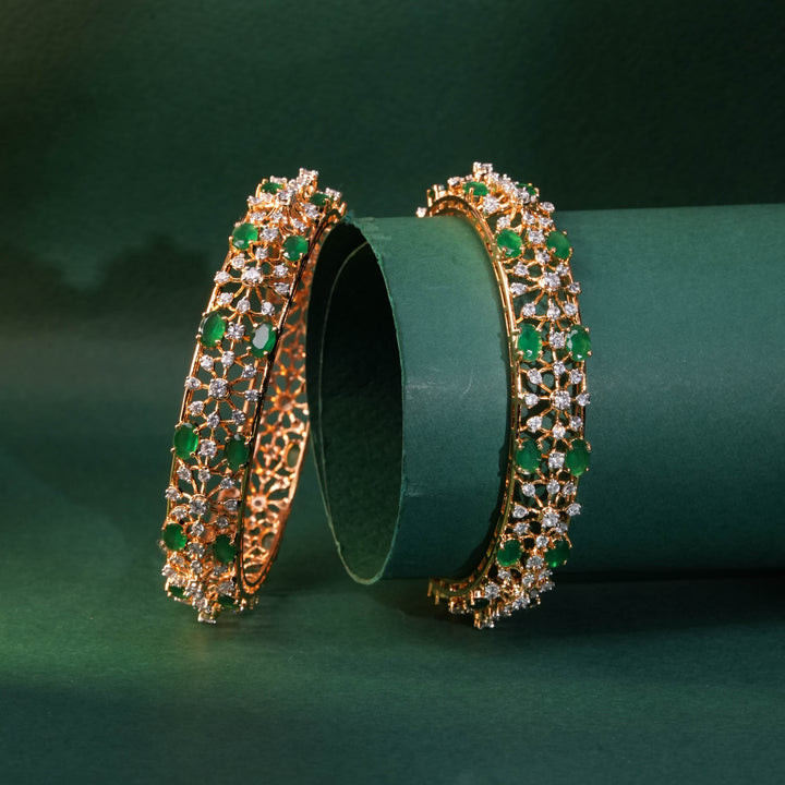 CZ Emerald Bangles