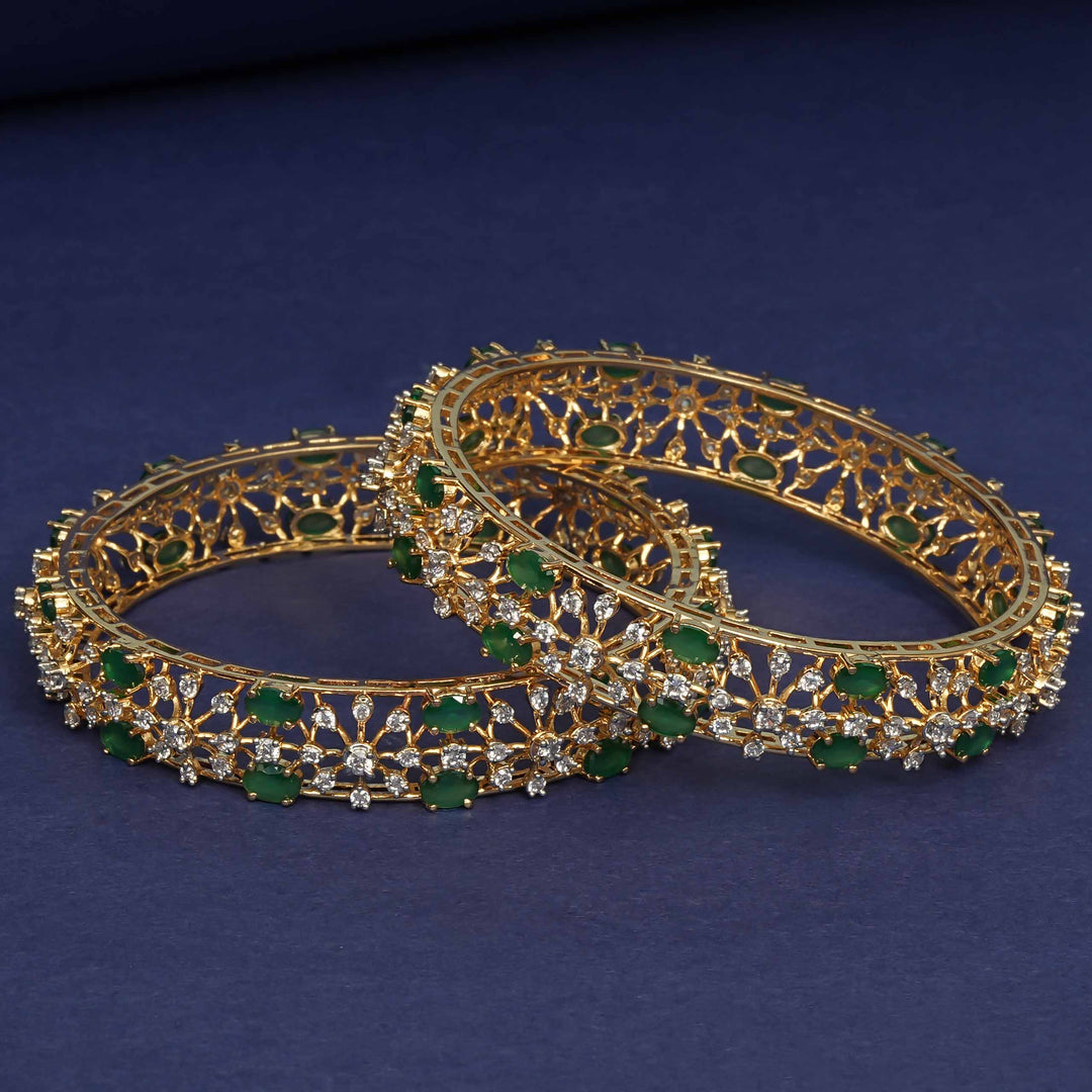CZ Emerald Bangles