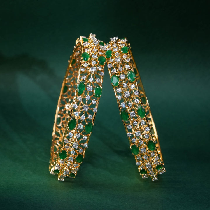CZ Emerald Bangles