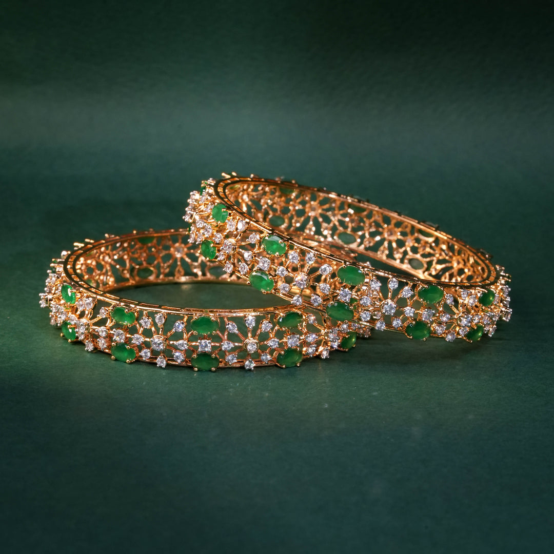 CZ Emerald Bangles