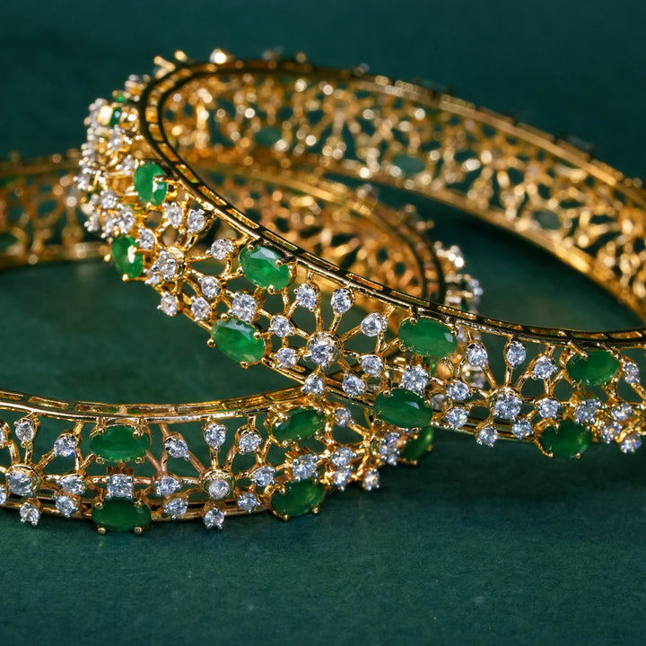 CZ Emerald Bangles