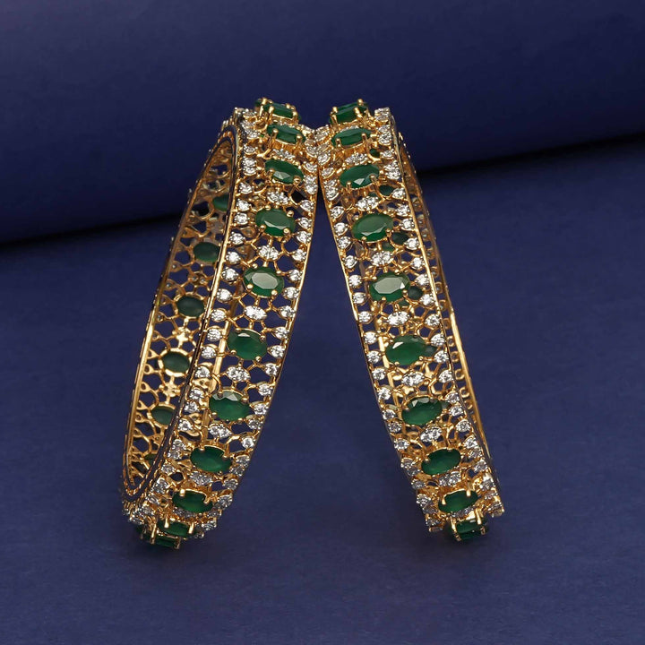 CZ Emerald Bangles