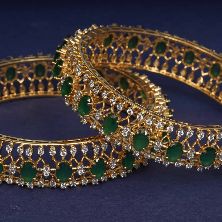 CZ Emerald Bangles