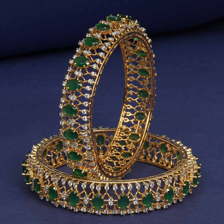 CZ Emerald Bangles
