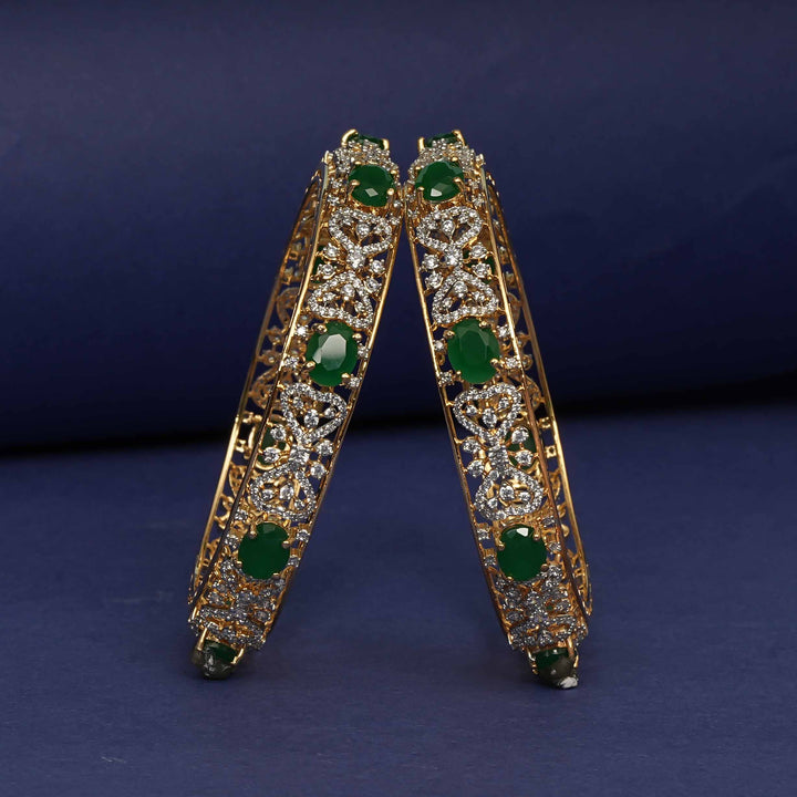 CZ Emerald Bangles