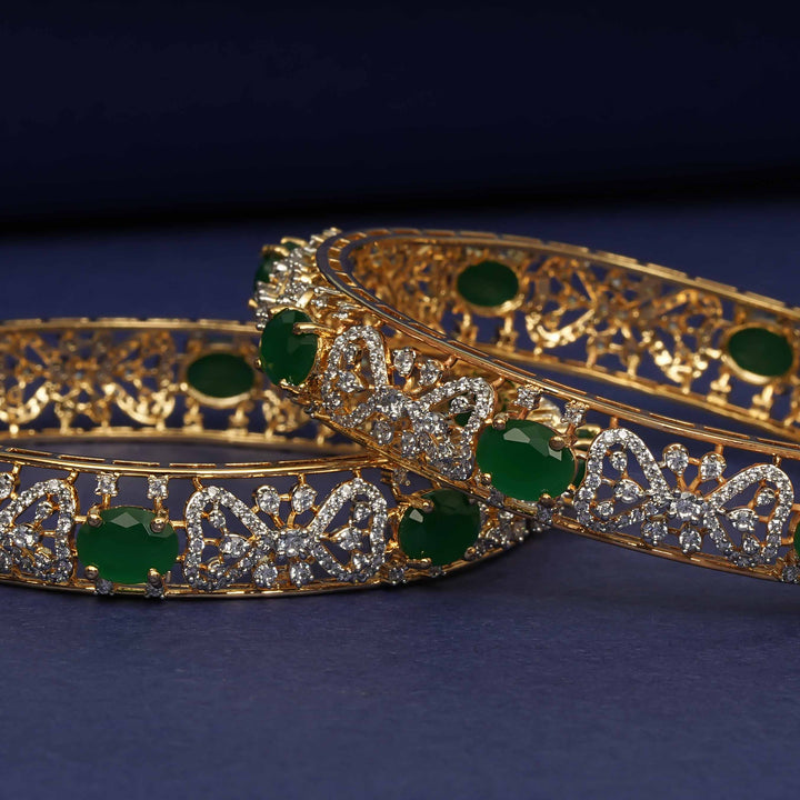 CZ Emerald Bangles