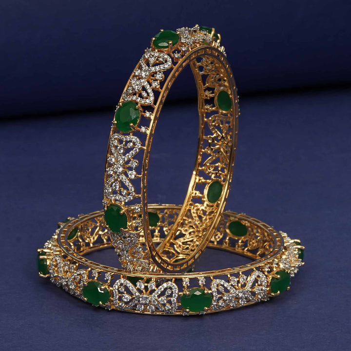 CZ Emerald Bangles