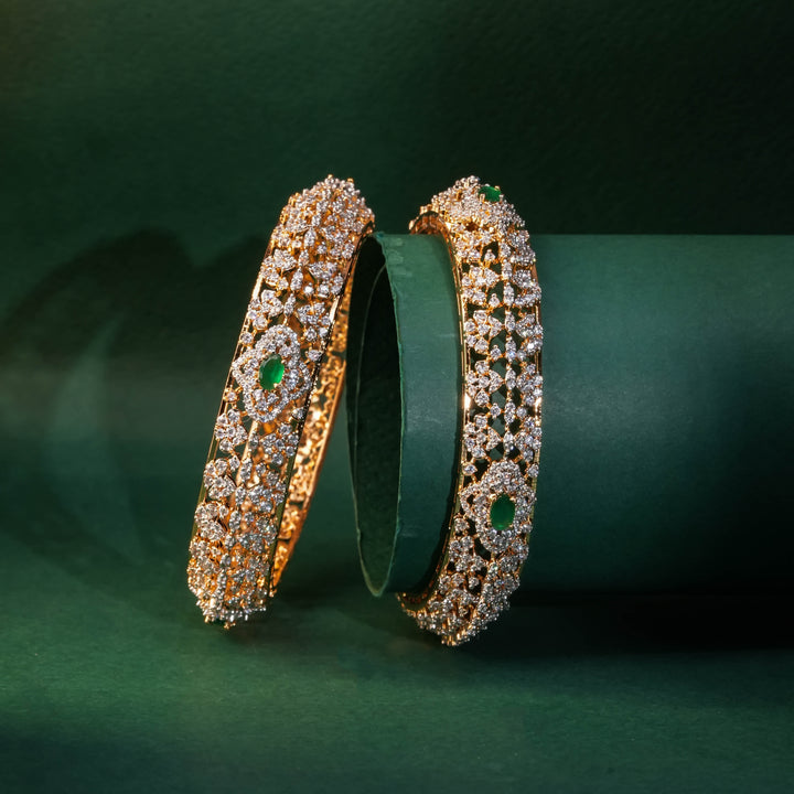 CZ Emerald Bangles