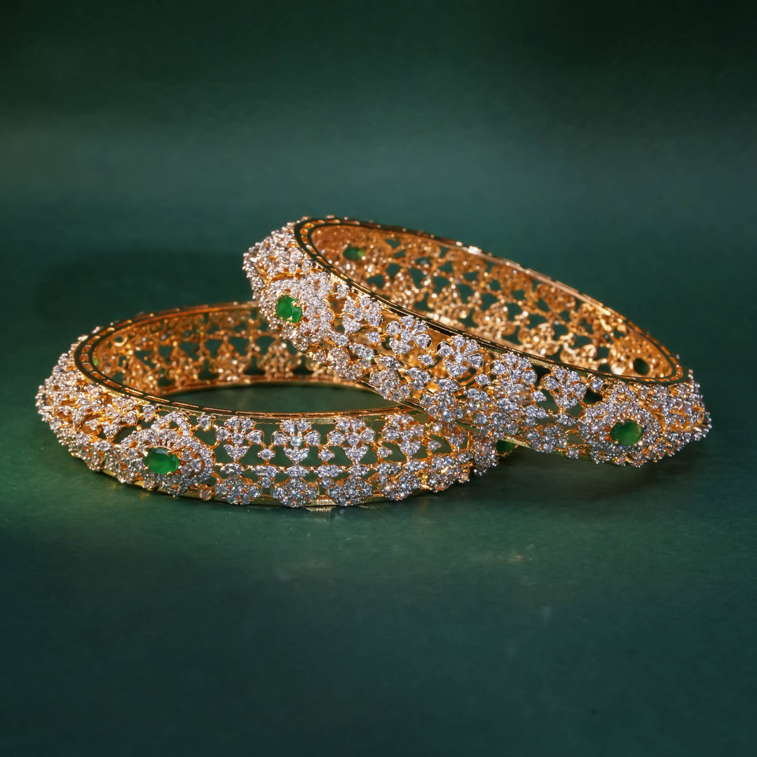 CZ Emerald Bangles