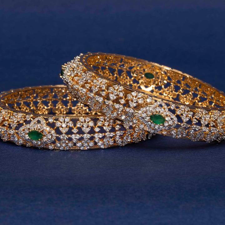 CZ Emerald Bangles