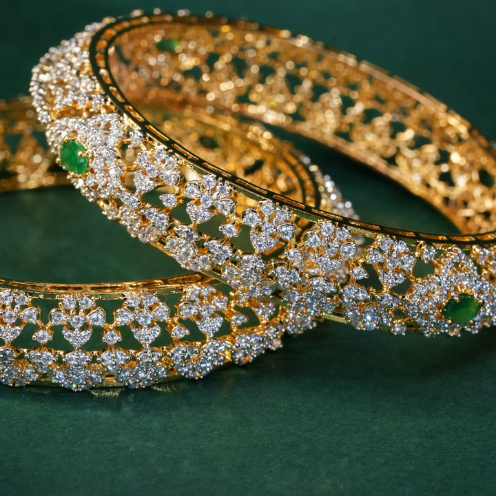CZ Emerald Bangles