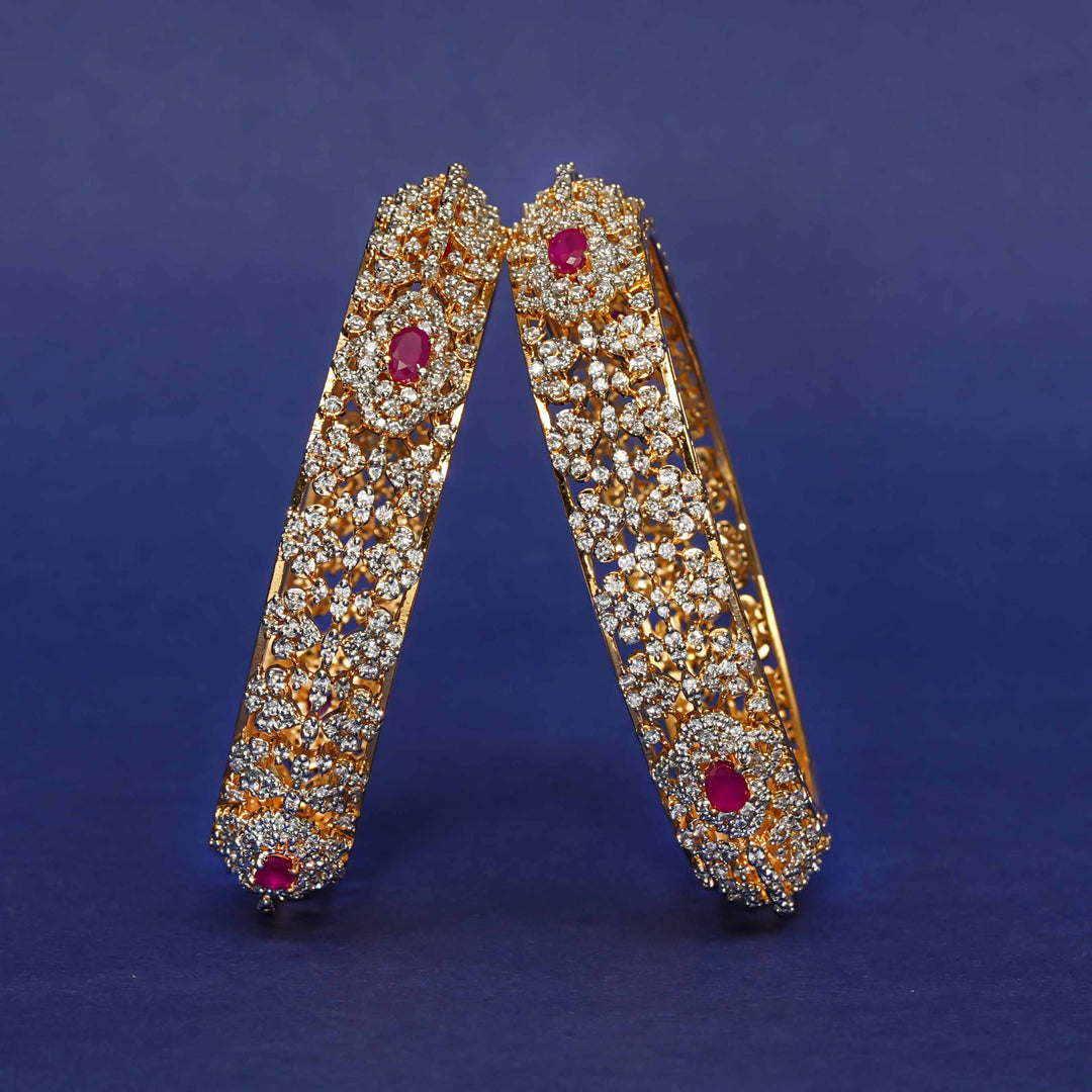 CZ Ruby Bangles