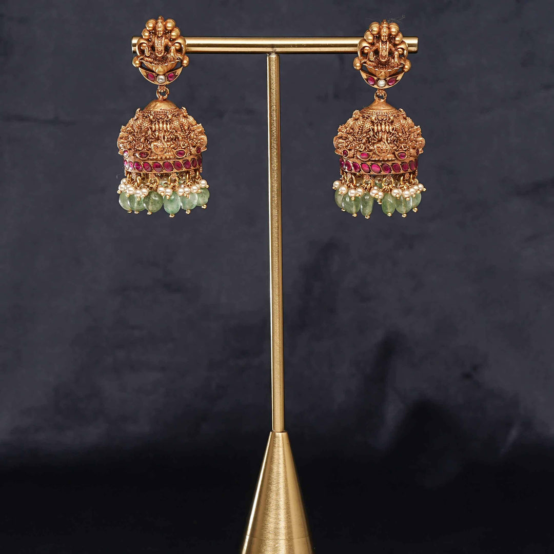 Temple Jhumka Earring