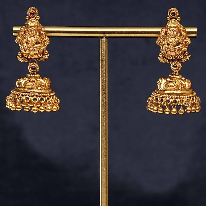Temple Jhumka Earrings