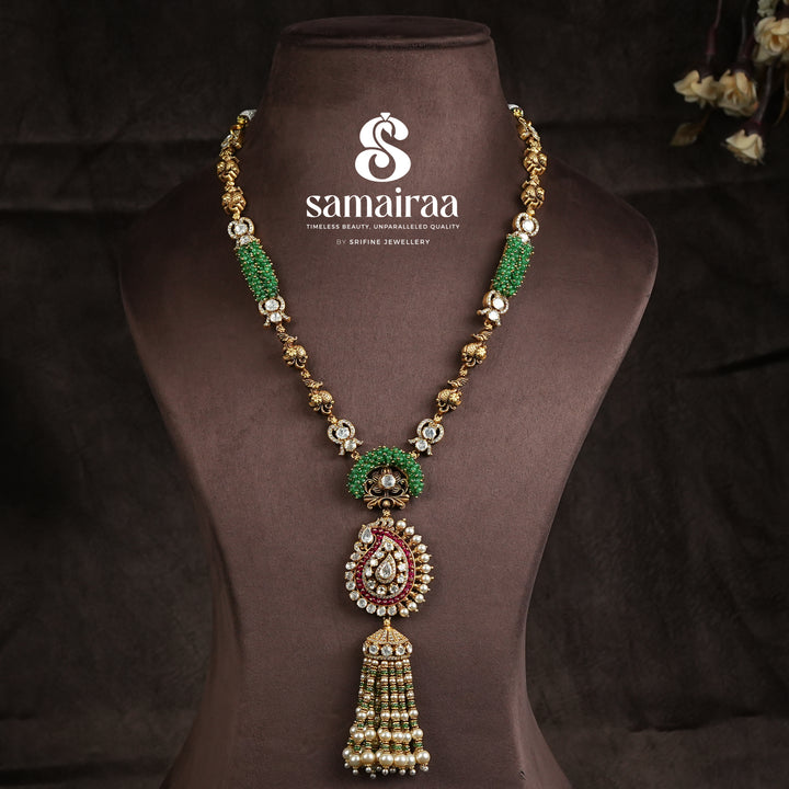 Temple Moissanite Necklace