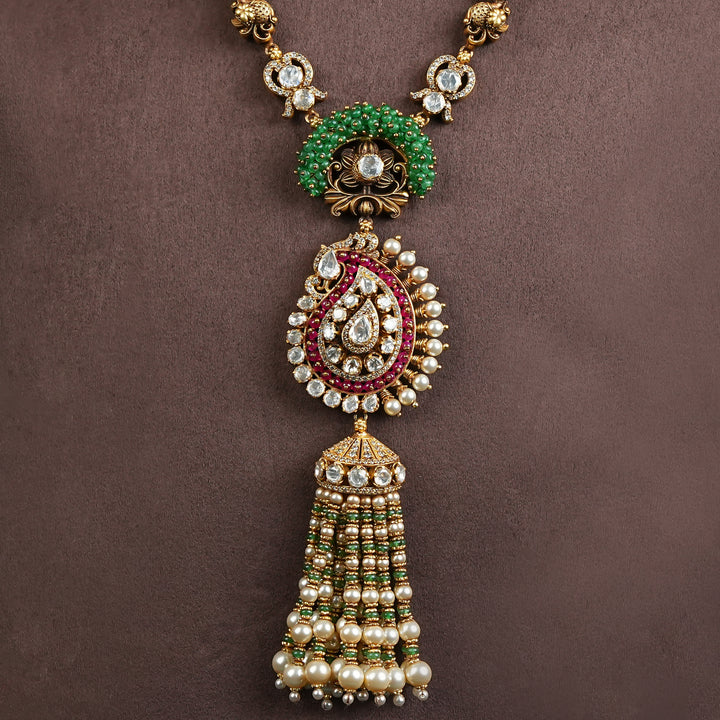 Temple Moissanite Necklace