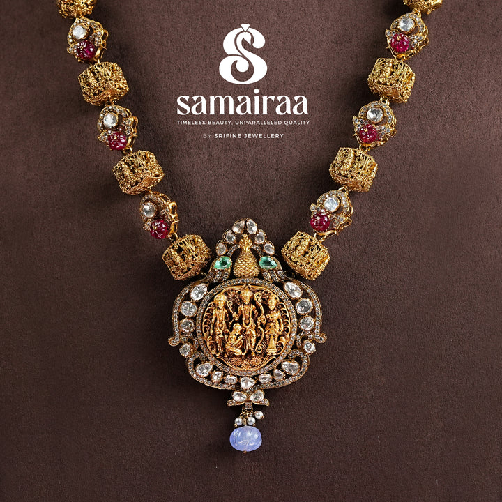 Temple Moissanite Necklace