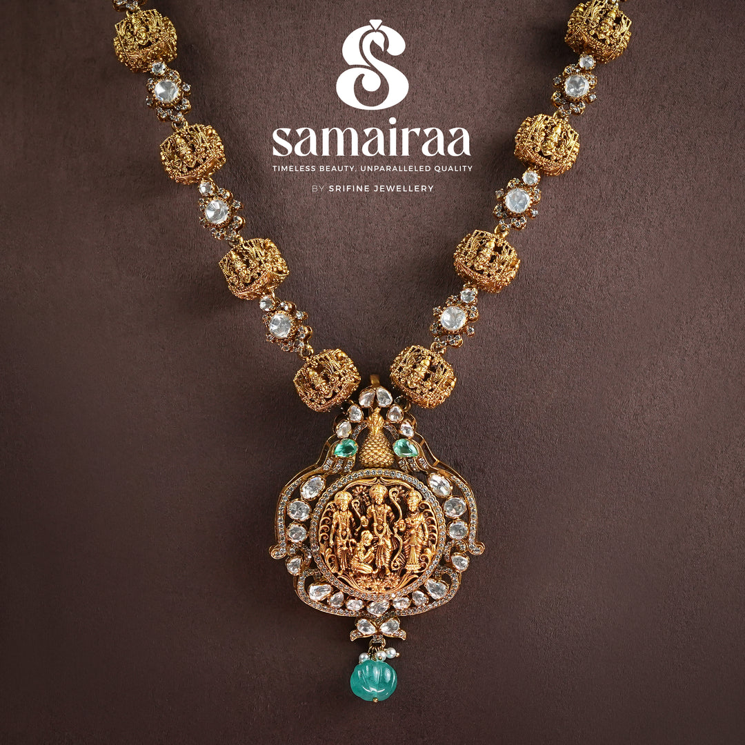 Temple Moissanite Necklace