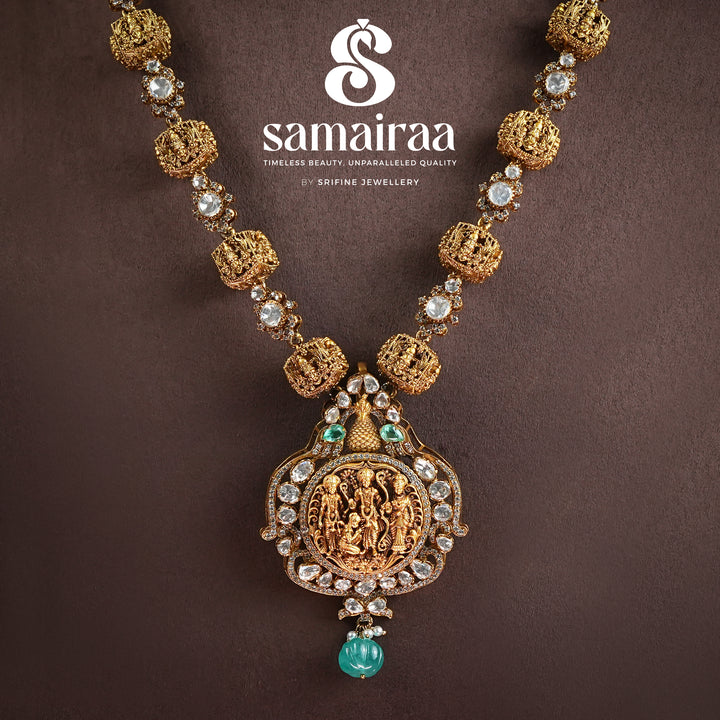 Temple Moissanite Necklace