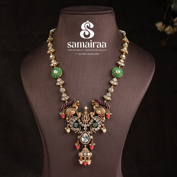 Temple Moissanite Necklace