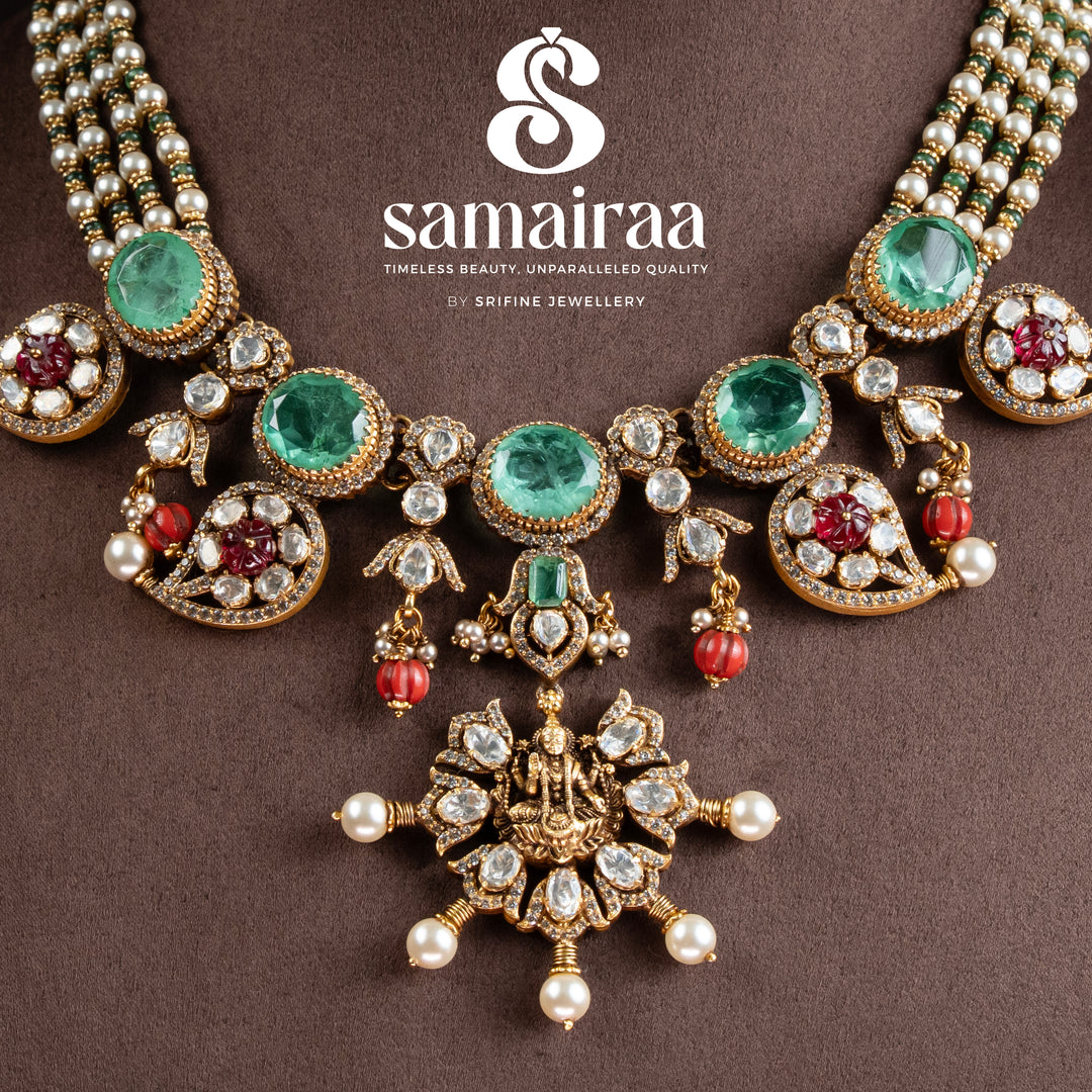 Temple Moissanite Necklace