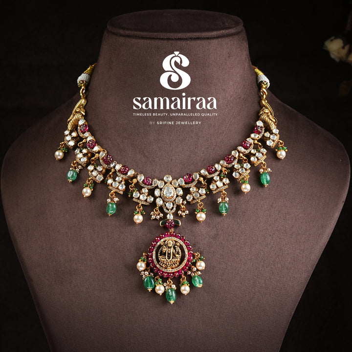 Temple Moissanite Necklace