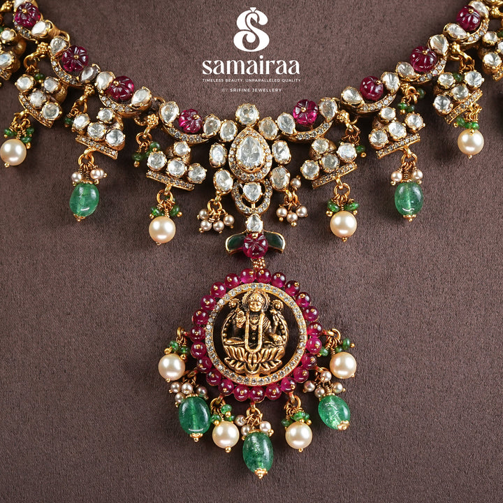 Temple Moissanite Necklace