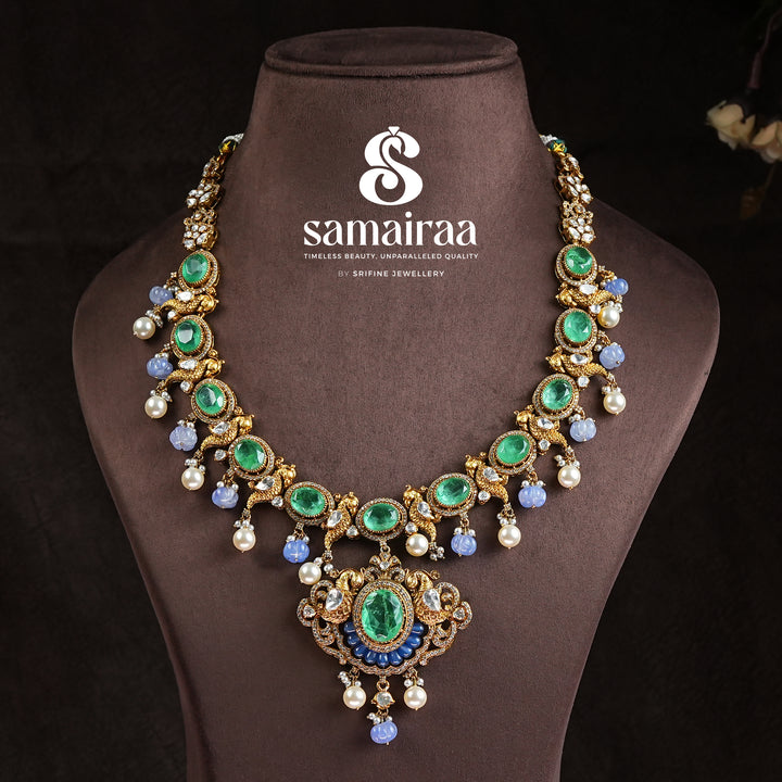 Temple Moissanite Necklace