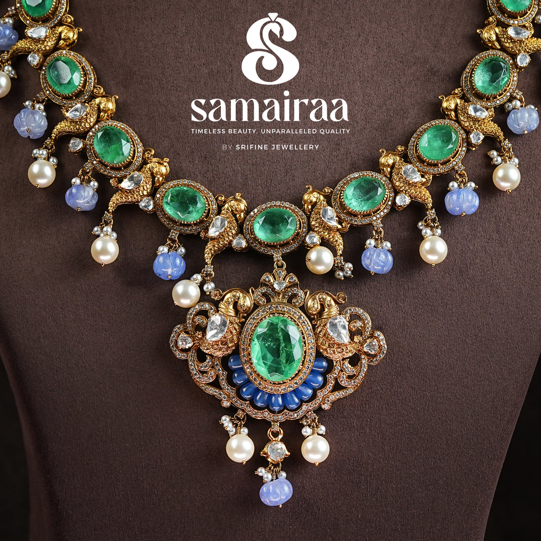 Temple Moissanite Necklace