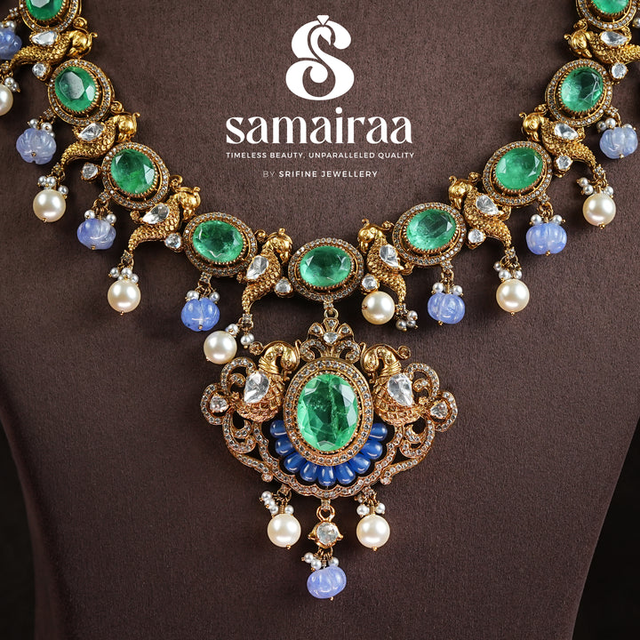 Temple Moissanite Necklace