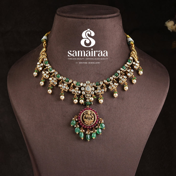 Temple Moissanite Necklace