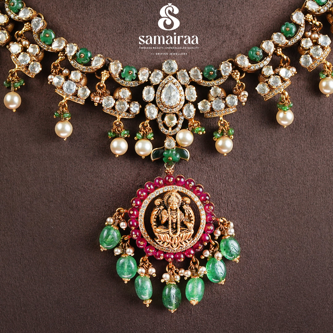 Temple Moissanite Necklace