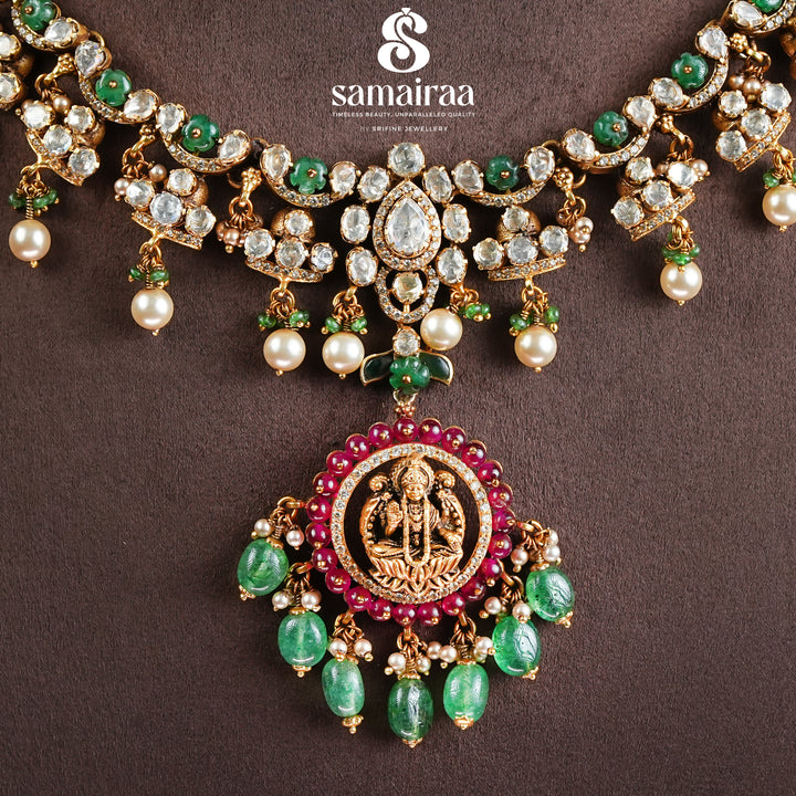 Temple Moissanite Necklace